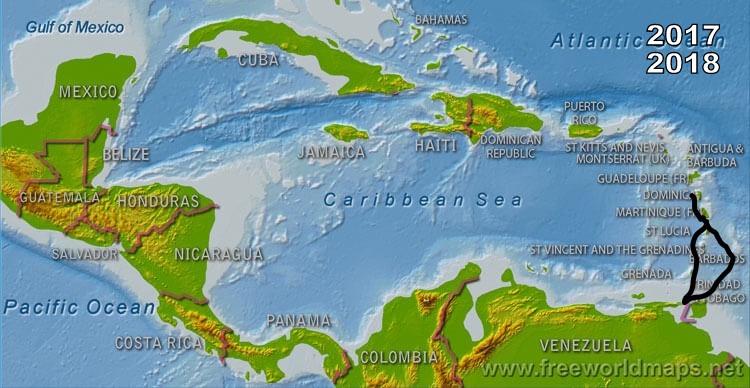 Mapa 2017 - 2018